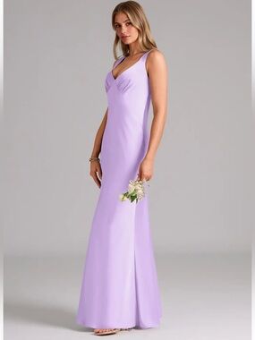 Azazie Kamila Lilac Dress